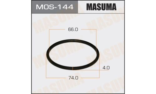 Кольцо уплотнительное выхлопной трубы Masuma, 66.5x74мм, металлическое, арт. MOS-144