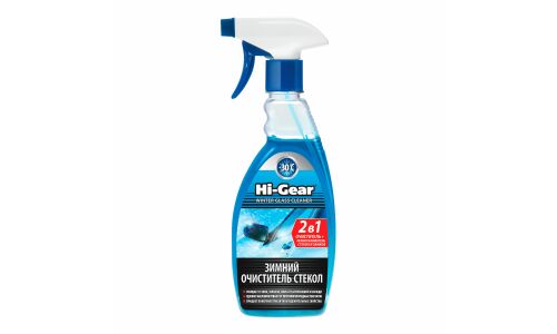 Очиститель-размораживатель стёкол Hi-Gear Winter Glass Cleaner, бутылка с триггером 500мл, арт. HG5642