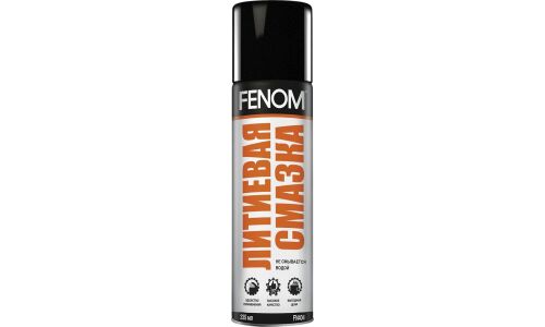 Смазка аэрозольная Fenom, для малонагруженных узлов и механизмов автомобиля, литиевая, баллон 335мл, арт. FN404