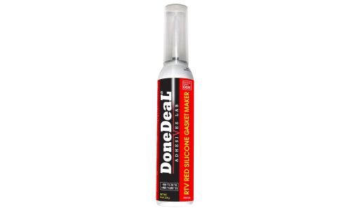 Герметик-прокладка DoneDeal RTV Red Silicone Gasket Maker, силиконовый, термостойкий (до +345°C), красный, баллон 226г, арт. DD6728