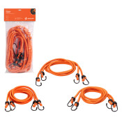 Стяжки для груза Airline, резинки, Ø8мм, длина 60см (2шт), 80см (2шт), 100см (2шт), металлические крюки, комплект 6 шт, арт. AS-R-04 Стяжки для груза Airline, резинки, Ø8мм, длина 60см (2шт), 80см (2шт), 100см (2шт), металлические крюки, комплект 6 шт, арт. AS-R-04