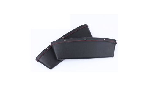 Кармашек между сиденьем и подлокотником, черный цвет, комплект 2 шт