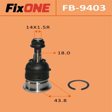 

Шаровая опора FIXONE rear up Mark II ##X9#,##10# (1/40)