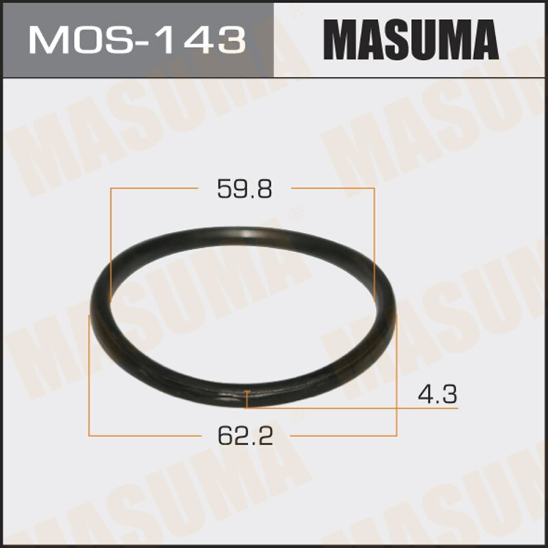 

Кольцо глушителя MASUMA металлическое 60 x 69.5 x 4.3