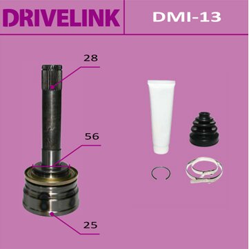 

ШРУС DRIVELINK 25x56x28 (1/10