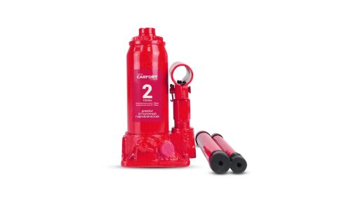 Домкрат гидравлический бутылочный Carfort, 2000кг, подъем 158-308мм, сумка