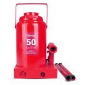 Домкрат гидравлический бутылочный Carfort, 50000кг, подъем 285-465мм, сумка Домкрат гидравлический бутылочный Carfort, 50000кг, подъем 285-465мм, сумка