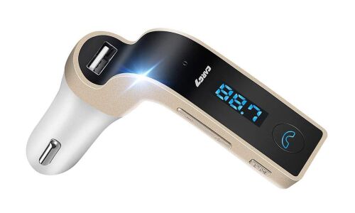 FM-трансмиттер (модулятор) Bluetooth Car Charger, 12/24В, USB / microSD / AUX, Bluetooth, 87.5–108Мгц, поддержка MP3 / WAV / WMA / FLV, арт. CARG7