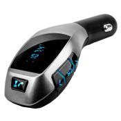 FM-трансмиттер (модулятор) Wareless Car Kit, 12/24В, USB / microSD, Bluetooth, 87.5–108Мгц, поддержка MP3 / WMA, арт. X5 FM-трансмиттер (модулятор) Wareless Car Kit, 12/24В, USB / microSD, Bluetooth, 87.5–108Мгц, поддержка MP3 / WMA, арт. X5