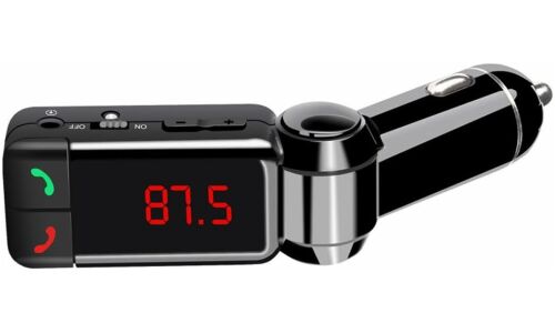 FM-трансмиттер (модулятор) BT Hands-free Car Charger, 12/24В, 2xUSB / AUX, Bluetooth, 87.5–108Мгц, поддержка MP3 / WAV / WMA / FLV, арт. BC06