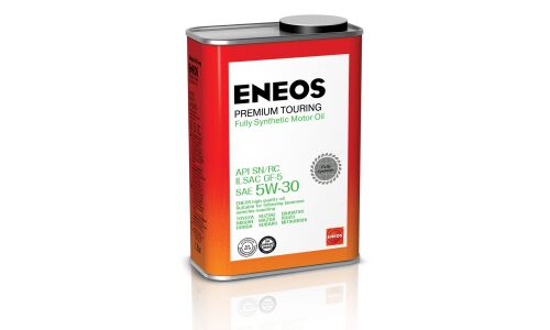 Масло моторное Eneos Premium Touring 5w30 синтетическое, API SN, ILSAC GF-5, для бензинового двигателя, 1л, арт. 8809478942193
