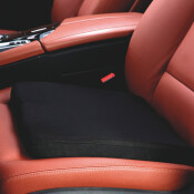 Подушка водителя CARFORT с памятью формы ортопедическая 400x400x50мм, чёрная, арт. TP-0101 Подушка водителя CARFORT с памятью формы ортопедическая 400x400x50мм, чёрная, арт. TP-0101