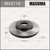 Тормозной диск Masuma передний, арт. BD-2118 Тормозной диск Masuma передний, арт. BD-2118