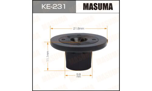 Клипса крепёжная деталей кузова Masuma, для Audi, Porsche, Skoda, Volkswagen, арт. KE-231