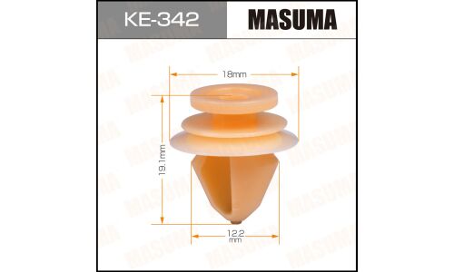 Клипса крепёжная обшивки двери Masuma, для Renault, арт. KE-342