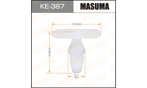 Клипса крепежная Masuma KE-387 (OEM A0019889781)