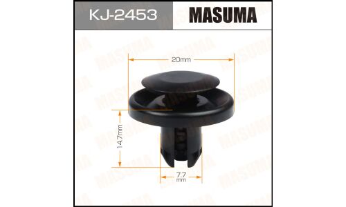 Клипса крепёжная подкрылок Masuma, для Subaru, арт. KJ-2453