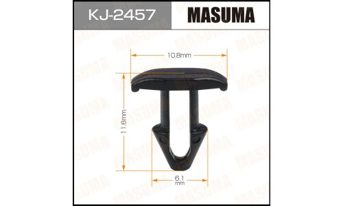 Клипса крепёжная деталей кузова Masuma, для Lexus, Toyota, арт. KJ-2457