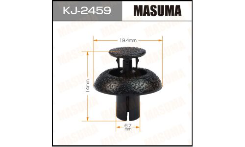 Клипса крепёжная деталей кузова Masuma, для Lexus, Toyota, арт. KJ-2459