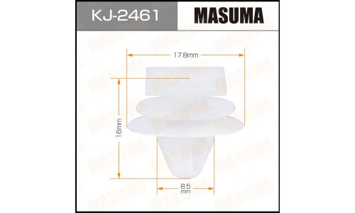 Клипса крепёжная порогов Masuma, для Lexus, Toyota, арт. KJ-2461