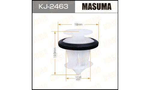 Клипса крепёжная обшивки салона Masuma, для Lexus, Toyota, арт. KJ-2463