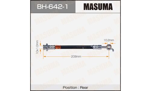 Шланг тормозной Masuma, задний, арт. BH-642-1