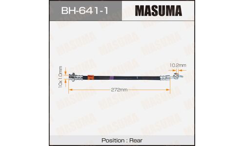 Шланг тормозной MASUMA N- /rear/ MURANO Z50 RH