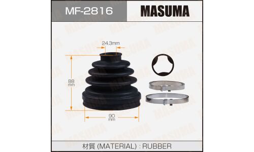 Пыльник привода Masuma, внутренний, резина, арт. MF-2816