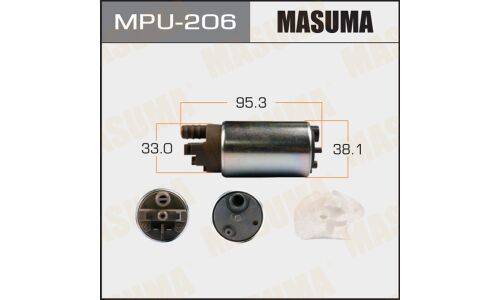 Насос топливный (бензонасос) Masuma, с фильтром, для Nissan Teana, Infiniti Ex35, арт. MPU-206