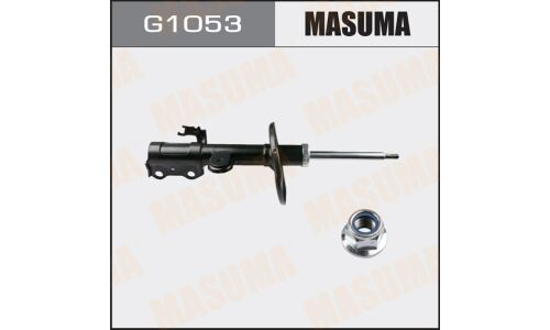Амортизационная стойка Masuma газомасляная двухтрубная, передняя, левая, 1 шт, арт. G1053 (соответствует KYB 339032)