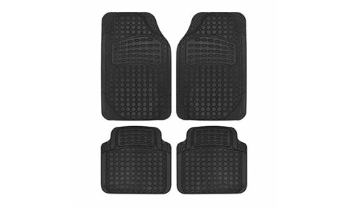 Коврики универсальные CARFORT MOTORED 2 для переднего и заднего ряда, черный цвет, 4шт