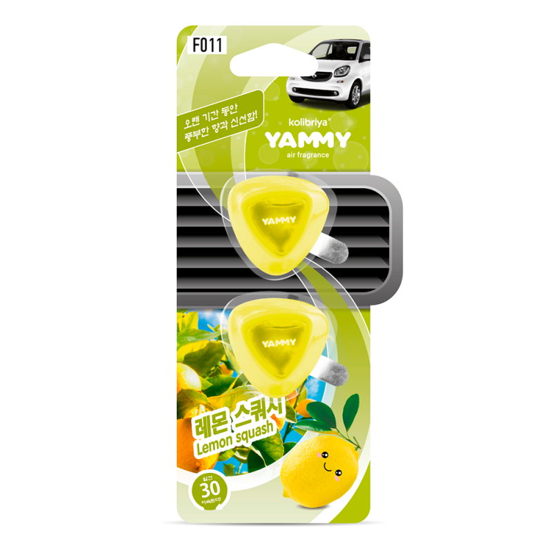 

Ароматизатор на дефлектор Yammy "Lemon Squash" жидкий