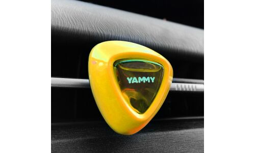 Ароматизатор в дефлектор Yammy Lemon Squash (Лимонная свежесть), жидкий, клипса, арт. F011