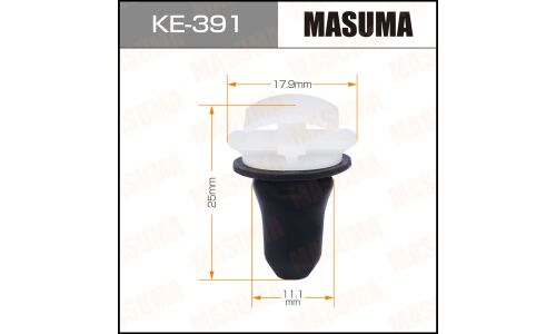 Клипса крепёжная накладок дверей Masuma, для Volkswagen, арт. KE-391