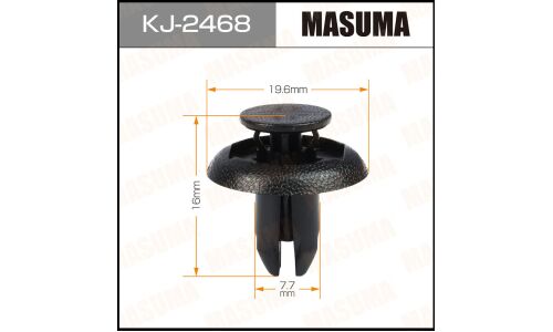 Клипса крепёжная деталей кузова Masuma, для Mazda, арт. KJ-2468