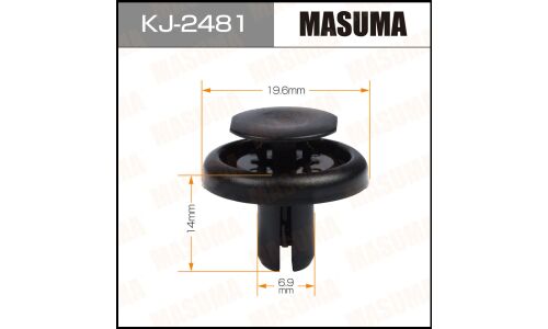 Клипса крепёжная деталей кузова Masuma, для Lexus, Toyota, арт. KJ-2481