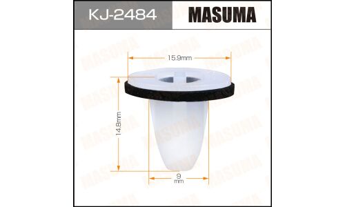 Клипса крепёжная задних стоп-сигналов Masuma, для Lexus, Scion, Toyota, арт. KJ-2484