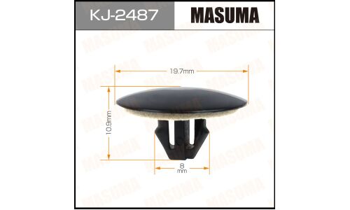 Клипса крепёжная накладок крыла Masuma, для Lexus, Scion, Toyota, арт. KJ-2487