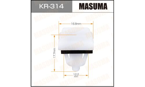 Клипса крепёжная порогов Masuma, для Hyundai, арт. KR-314