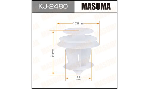 Клипса крепёжная деталей салона Masuma, для Lexus, Toyota, арт. KJ-2480