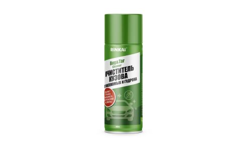 Очиститель кузова Rinkai Bug & Tar Cleaner, от следов насекомых и гудрона, аэрозоль 450мл, арт. RC1103