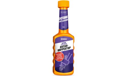 Октан-корректор Rinkai Octane Boost & Cleaner, присадка в бензин, бутылка 158мл, арт. RC1604