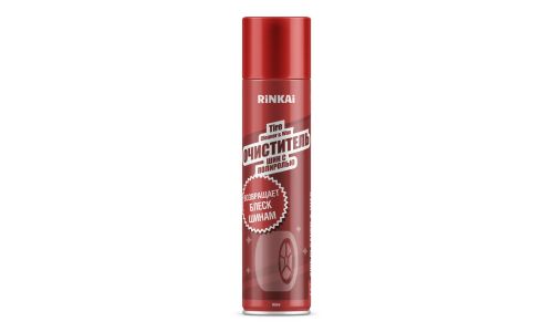 Очиститель шин Rinkai Tire Cleaner & Wax, с защитой от вредных воздействий, аэрозоль 650мл, арт. RC1701