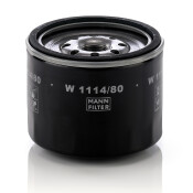 Фильтр масляный MANN-FILTER, арт. W1145/80