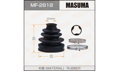 Пыльник привода Masuma, внутренний, резина, арт. MF-2818