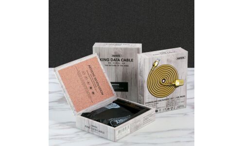 Кабель для мобильных устройств Remax King Data Cable, с USB на MicroUSB, 1м, арт. RC-063m