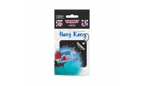 Ароматизатор подвесной Yammy City Skyline Hong Kong (Гонконг), картон с пропиткой, арт. CSP01