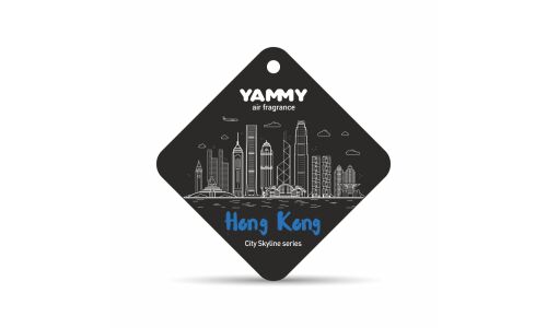 Ароматизатор подвесной Yammy City Skyline Hong Kong (Гонконг), картон с пропиткой, арт. CSP01