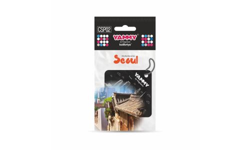 Ароматизатор подвесной Yammy City Skyline Seoul (Сеул), картон с пропиткой, арт. CSP02