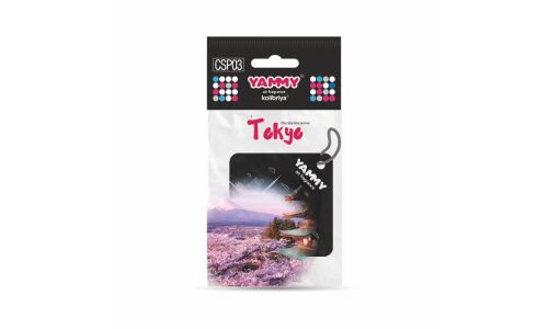 Ароматизатор подвесной Yammy City Skyline Tokyo (Токио), картон с пропиткой, арт. CSP03